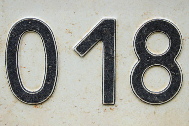 istock Car number. Figure 018. Close-up. Background. Texture. 1368396366