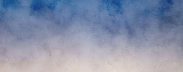 istock Abstract blue watercolor on white background. This is watercolor splash. It is drawn by hand. 1368397683
