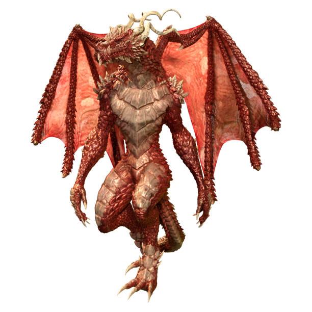 istock 3D Rendering Fairy Tale Dragon on White 1368398999