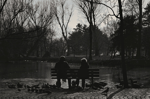 couple on the bench