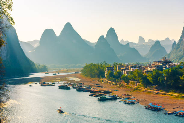 istock Karst landscape of Guilin, China 1368400826