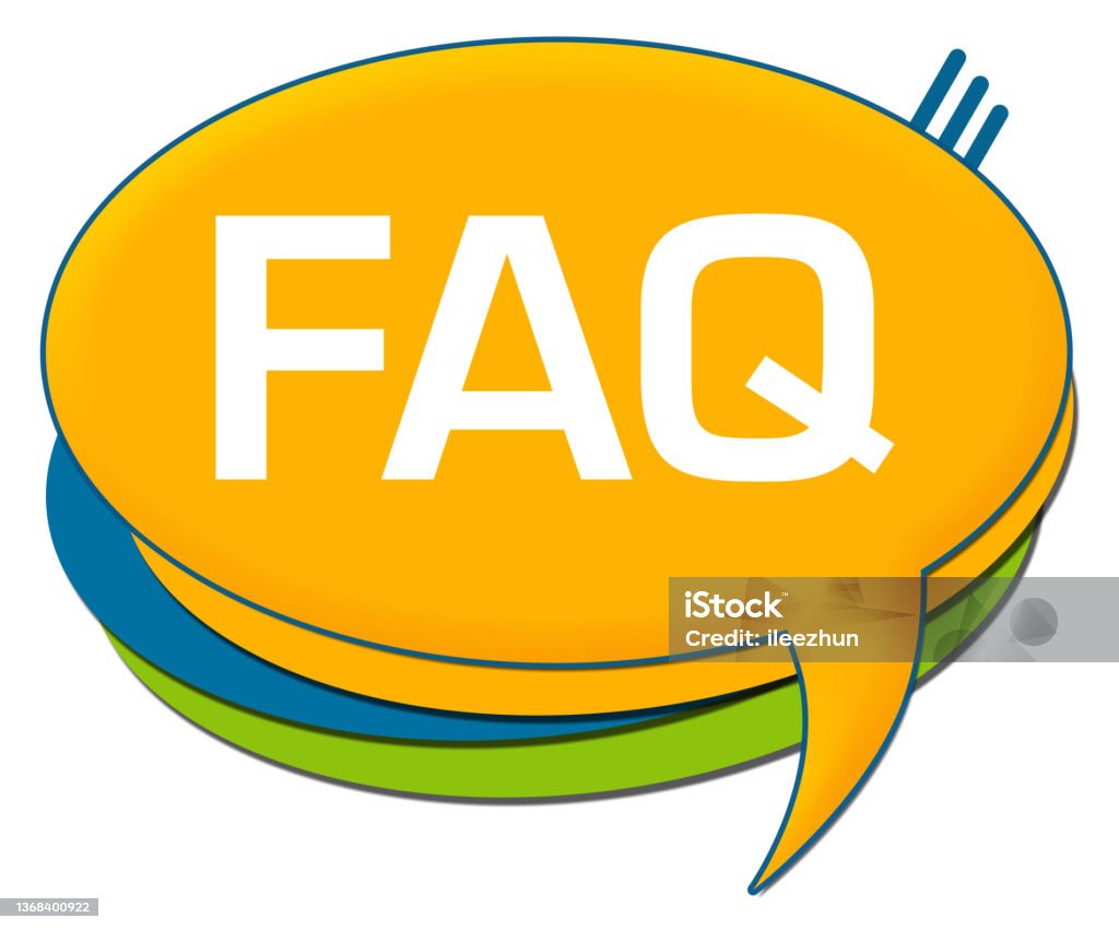 Comment Faq Faq Frequently Asked Questions Yellow Green Blue Rounded Comment Symbol ...