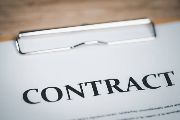 istock Close Up of docunent contract agreement sign on document paper 1368401121