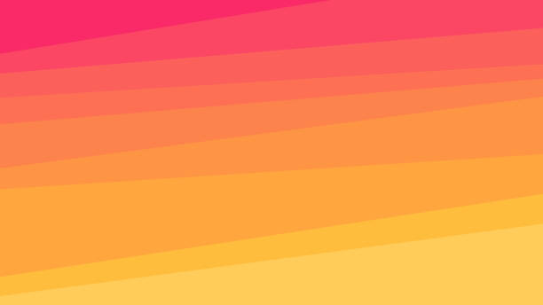 фон градиента радужной линии - sunset stock illustrations