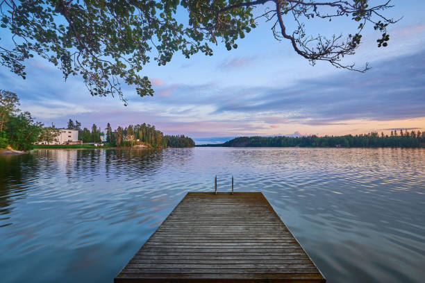 istock Shore of Tuusula lake. 1368403364