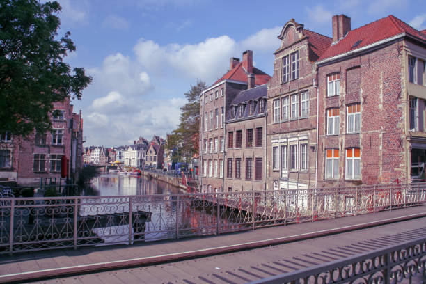 istock The Lys or Leie river in Ghent, Belgium. 1368411949
