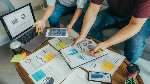 istock Start up partners are discussing the ideas for new strategy of development. 1368412592