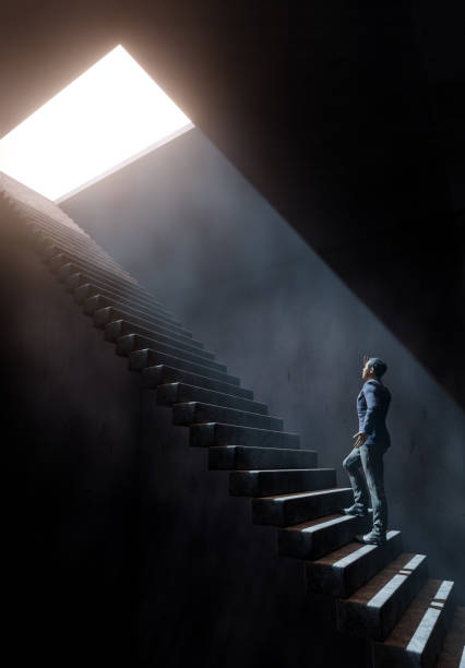 istock Key to success, moving forward bright future. Photorealistic 3D rendering. 1368412712