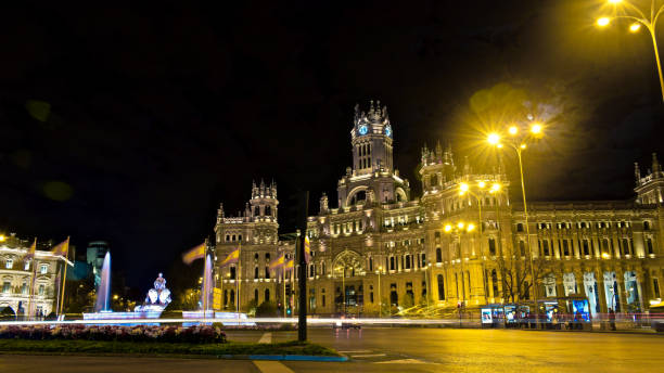 istock Lights at Madrid City Hall. 1368414005