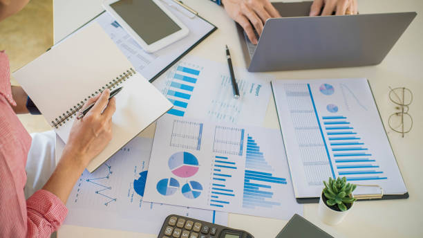 istock Start up partners are discussing the ideas for new strategy of development. 1368416943