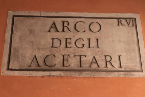 istock Arch of the Acetari in Rome 1368423040