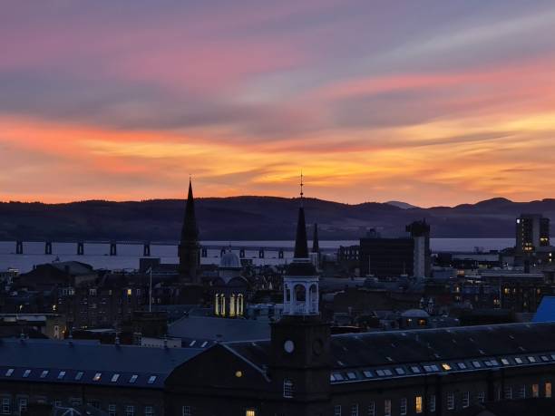 istock Dundee Skyline of City at Sunset 1368431333