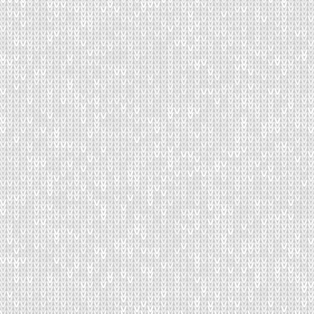 세련된 니트. 회색 니트 텍스처. 울렌 풀오버 트리코 프린트. 겨울 직물 패턴 - crochet knitting hat wool stock illustrations