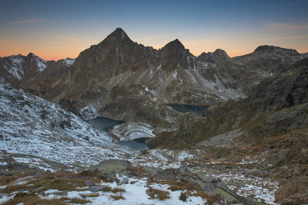istock Peaks and lakes of Arrieel 1368434114