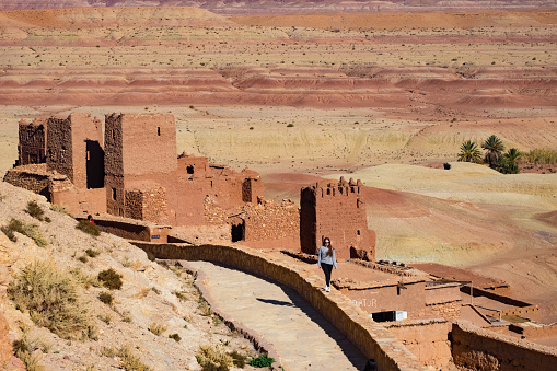 Beautiful architecture in the atlas mountains