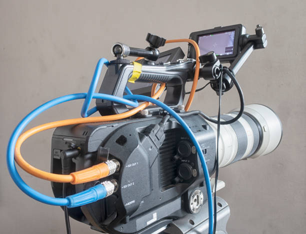 istock Professional digital video camera cinematography in the pavilion. 1368442292