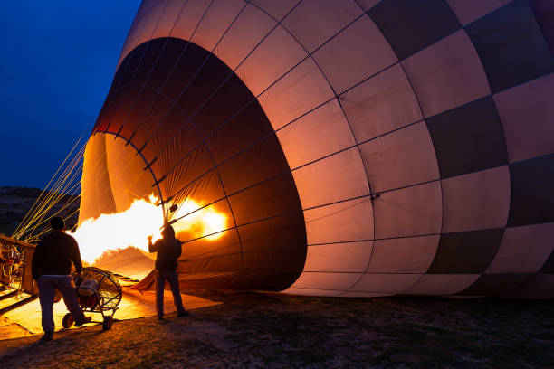 istock Heating Hot Air Balloon at Cappadocia 1368449529
