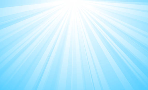Blue Heaven Light Vector Background Stock - Download Image Now - Sunbeam, Lens Flare, Sky iStock
