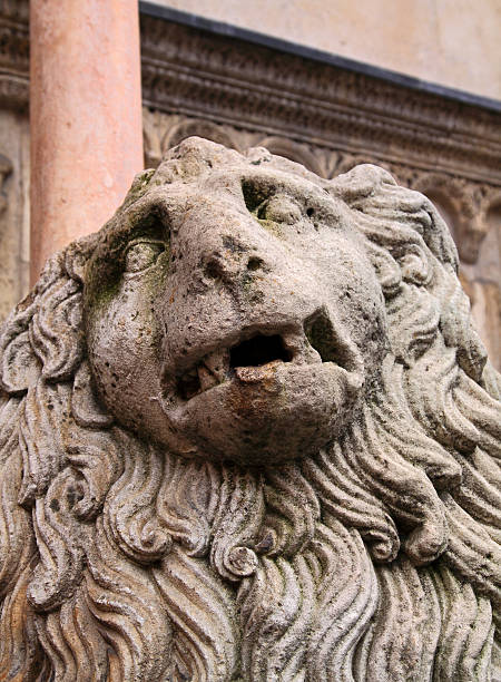 istock Modena, Cathedral: lion statue at the main entrance 136845804