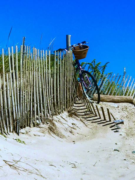 Bike on the Beach stock photo