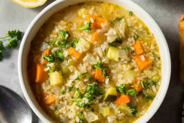 istock Homemade Healthy Lemon Rice Soup 1368466191