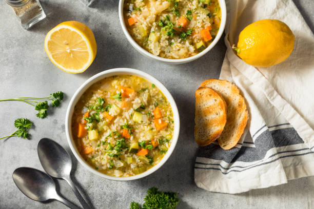 istock Homemade Healthy Lemon Rice Soup 1368466210