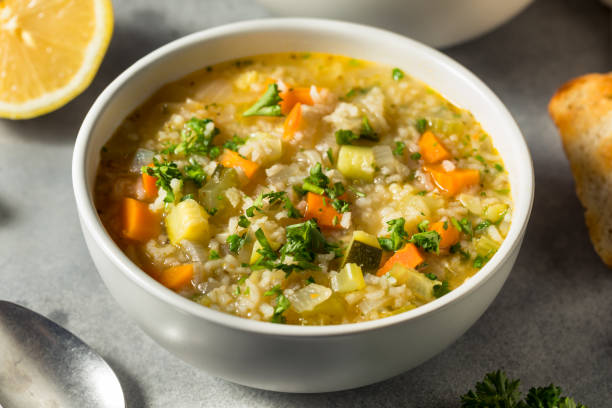 istock Homemade Healthy Lemon Rice Soup 1368466218