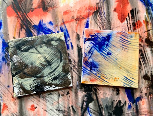 istock Mini and Large Abstract Painting Backgrounds 1368473166