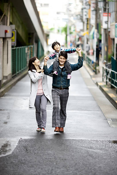 istock Japanese family outing 136847347