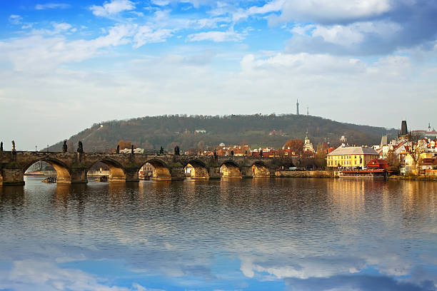 istock Prague wih Charles bridge. Czech Republic 136847531