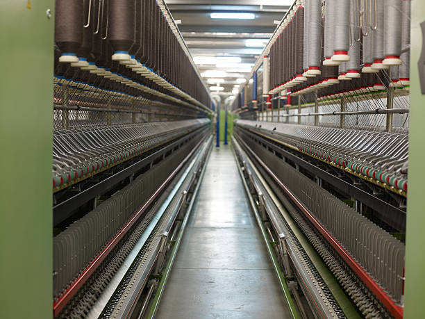 istock Spinning factory machinery 136847777
