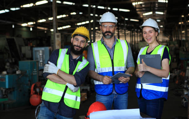 istock engineer team  full skill quality for maintenance and training  in industry factory worker , warehouse Workshop for factory operators, mechanical engineering team production. 1368480711