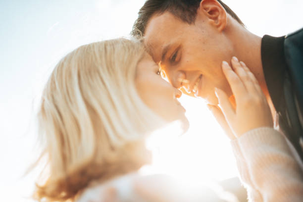 istock couple flirting at dusk 1368483359