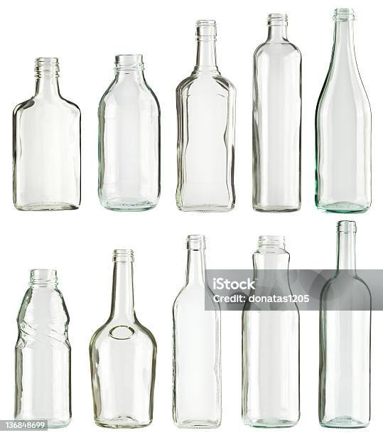 Bottles Stock Photo - Download Image Now - Bottle, Glass - Material, Drinking Glass