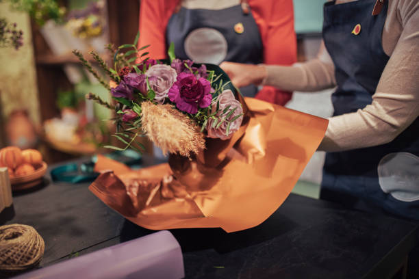 istock Making customers happy and flower-y 1368491411