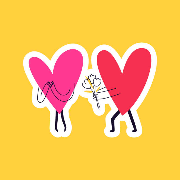 603 Sketches Of Couples In Love Cartoon Illustrations & Clip Art - iStock