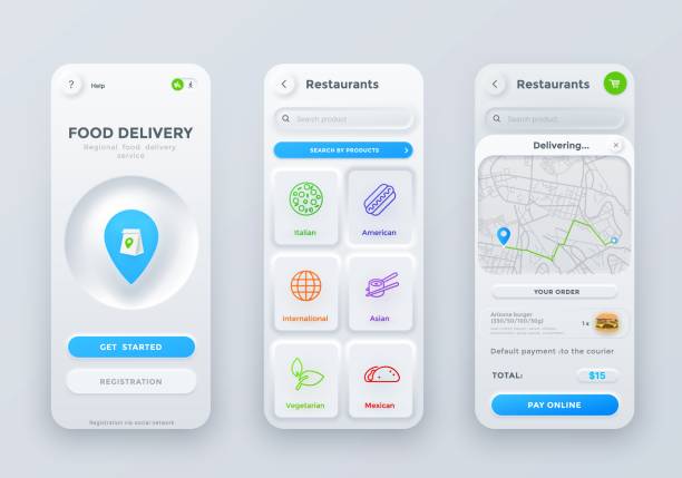 Order App Gui 300+ Online Food Order Mobile App Ui Ux And Gui Stock Photos, Pictures ...