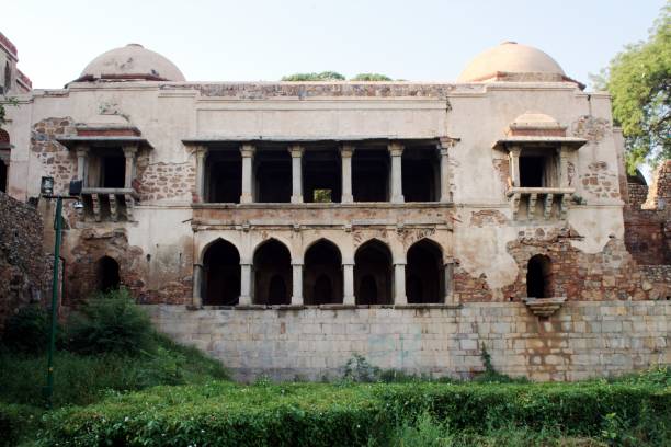 Madrasa at Hauz Khas Complex, New Delhi. stock photo