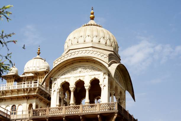 Watch tower at Albert Hall, Jaipur. stock photo