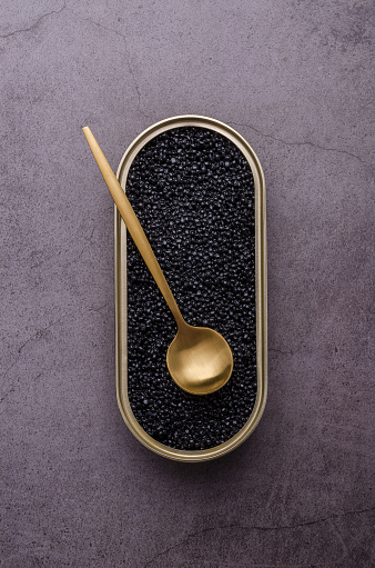 Caviar negro salado photo