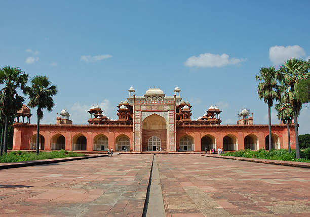 istock Wide angle of Akbar's tomb 136852278