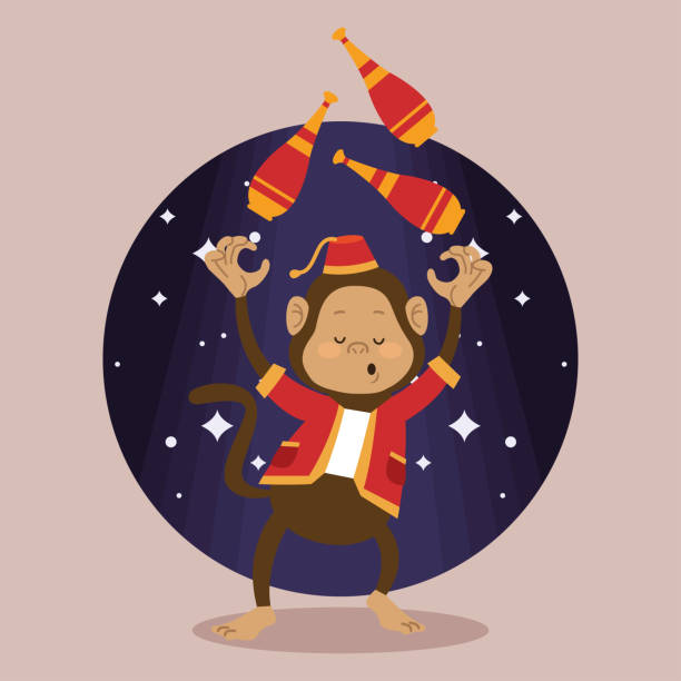 Circus Monkey Cartoon