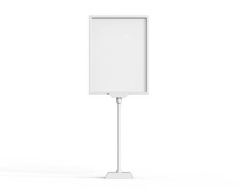 Free Standing Poster Display Holder Metal Stand