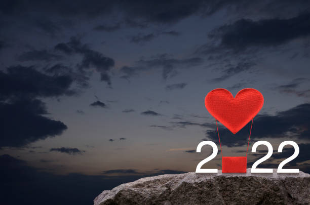 istock Happy new year and Valentines day 2022 concept 1368530503