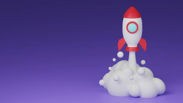 istock 3D Illustration Rendering Rocket to the Moon Cryptocurrency Startup NFT Game Token Staking Bitcoin Ethereum Financial Coins Mobile Phone Online App Exchange Play to Earn Graph Trending Money Invest 1368533286