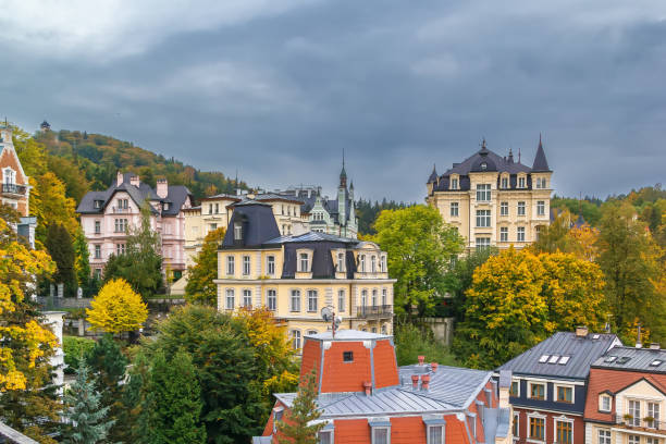 istock View of Karlovy Vary, Czech republic 1368543740