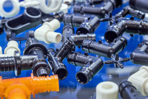 istock goods and plastic parts on the store counter 1368550151