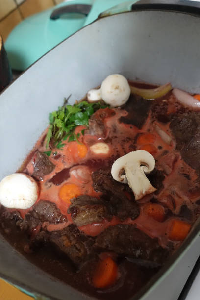 istock Stew being cooked in a Casserole  French cooking 1368551477