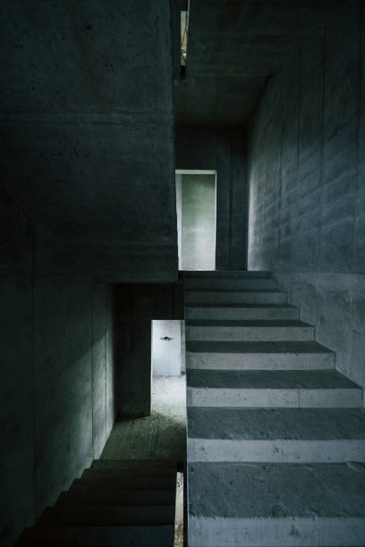 istock Indoors in the unfinished building. Conception of construction 1368554462