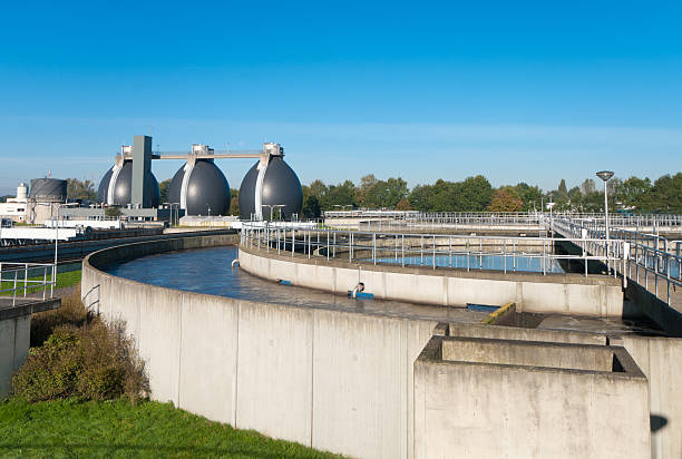 istock View of waste water plant at daytime 136856552